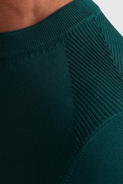 Vanguard groene heren sweater | Close up