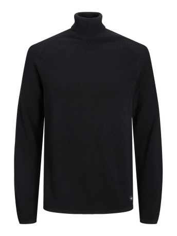 Jack & Jones Trui JJEHILL KNIT ROLL NECK NOOS 12210931 Black