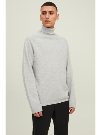 Jack & Jones Trui JJEHILL KNIT ROLL NECK NOOS 12210931 Light Grey Melange