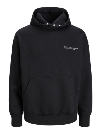 Jack & Jones Trui JORVESTERBRO BACK SWEAT HOOD SN 12245926 Black