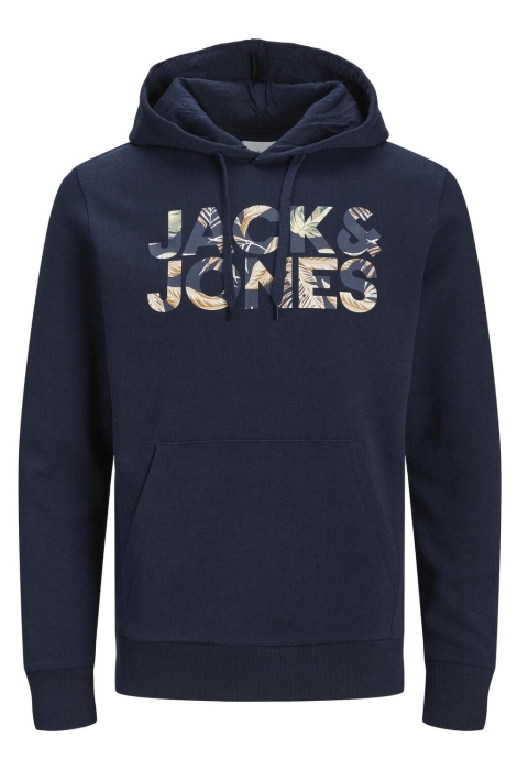 Jack & Jones jjejeff corp logo sweat hood ln