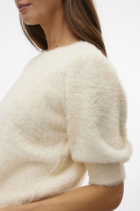 Vero Moda beige dames trui | Close up