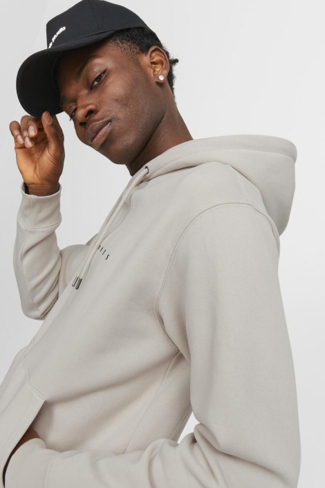 Jack & Jones beige heren sweater | Close up