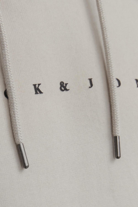 Jack & Jones beige heren sweater | Close up