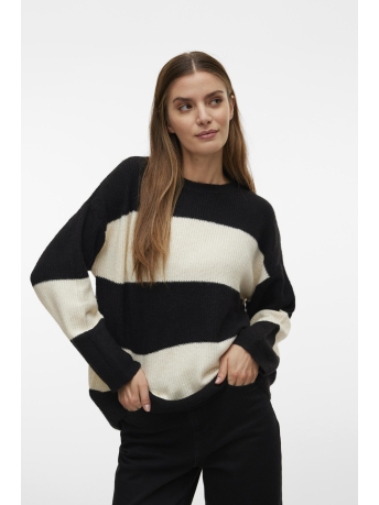 Vero Moda Trui VMNATAHLIE LS O-NECK PULLOVER GA 10304688 Black