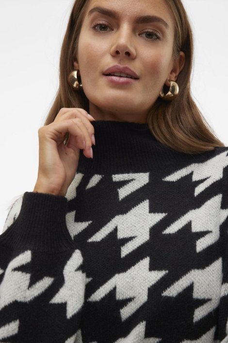 Vero Moda zwarte dames trui | Close up