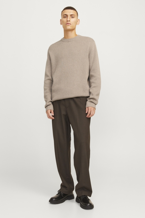 Jack & Jones camel heren trui | Model