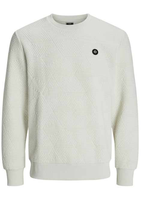 Jack & Jones witte heren sweater | Vooraanzicht