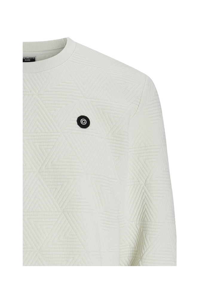 Jack & Jones witte heren sweater | Close up
