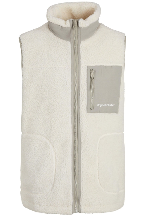 Jack & Jones beige heren jas | Vooraanzicht