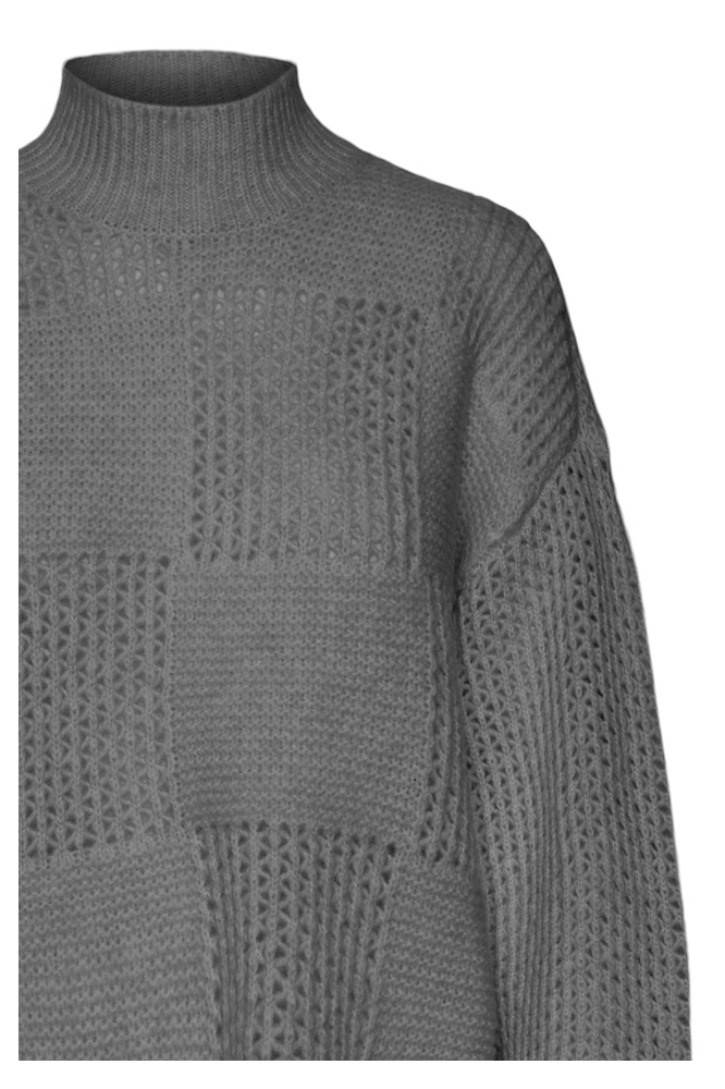 Vero Moda grijze dames trui | Close up
