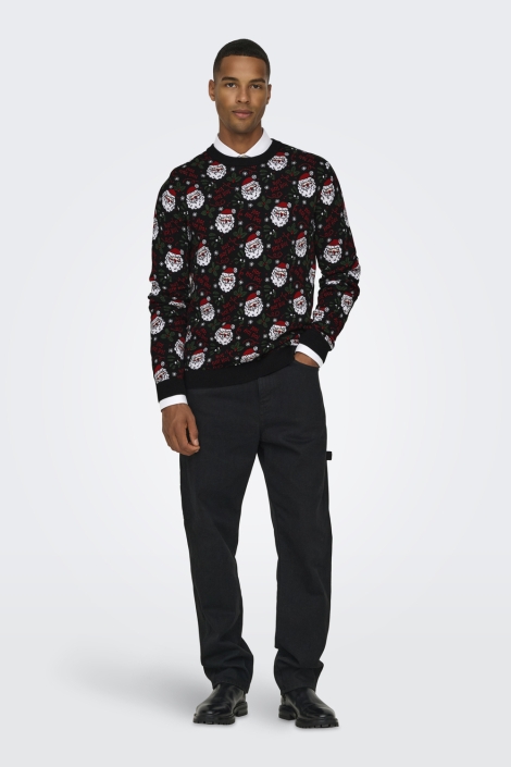 Only & Sons zwarte heren trui | Model