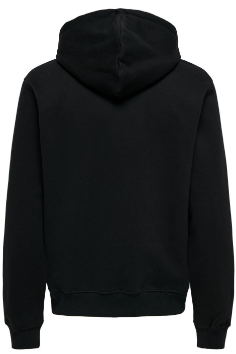 Only & Sons zwarte heren sweater | Achteraanzicht