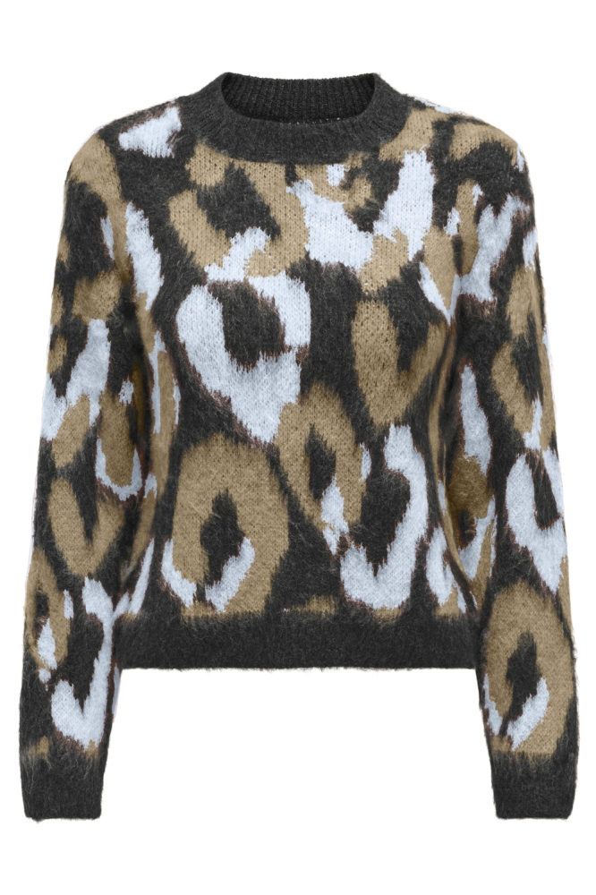Only multi color dames trui | Vooraanzicht
