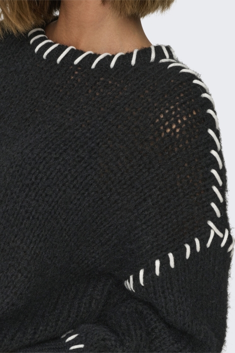 Only zwarte dames trui | Close up
