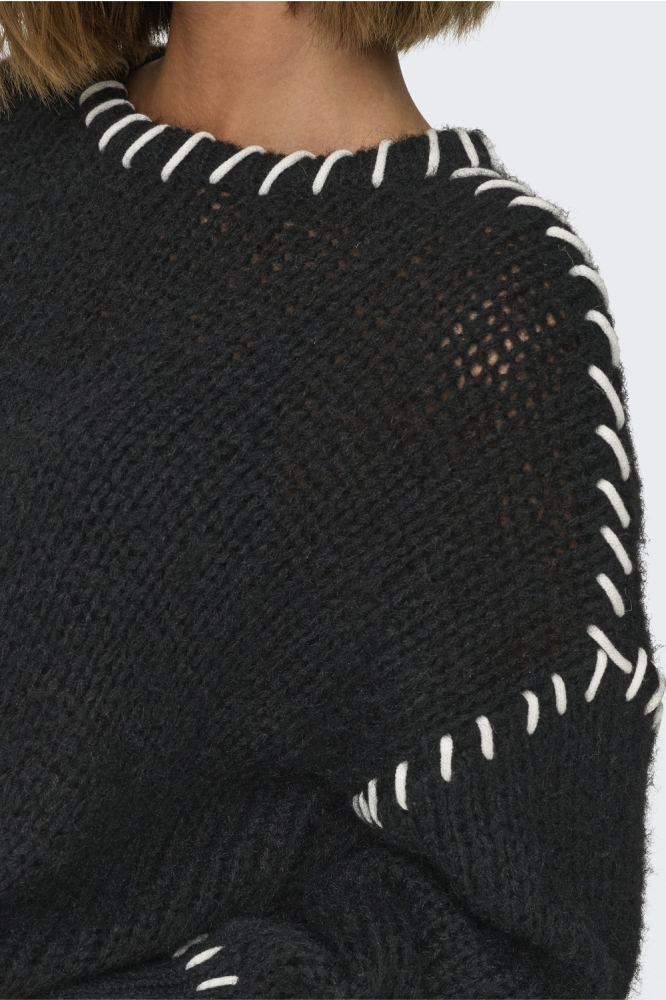 Only zwarte dames trui | Close up
