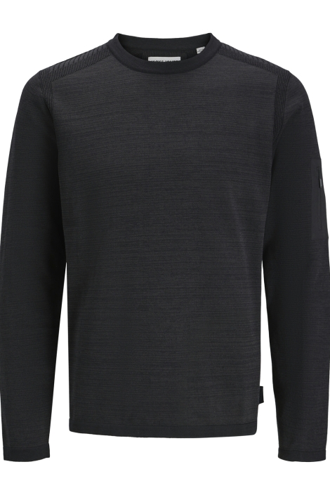 Jack & Jones zwarte heren trui | Vooraanzicht