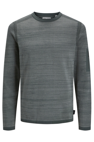 Jack & Jones JCOMACE KNIT CREW NECK SMU 12270974 Urban Chic/Melange