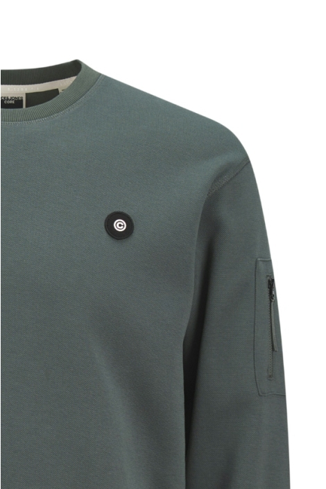 Jack & Jones groene heren sweater | Achteraanzicht
