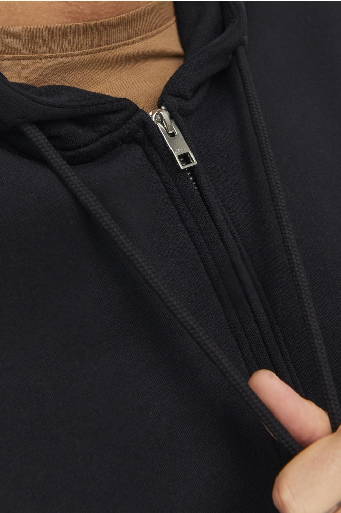 Jack & Jones zwarte heren vest | Close up