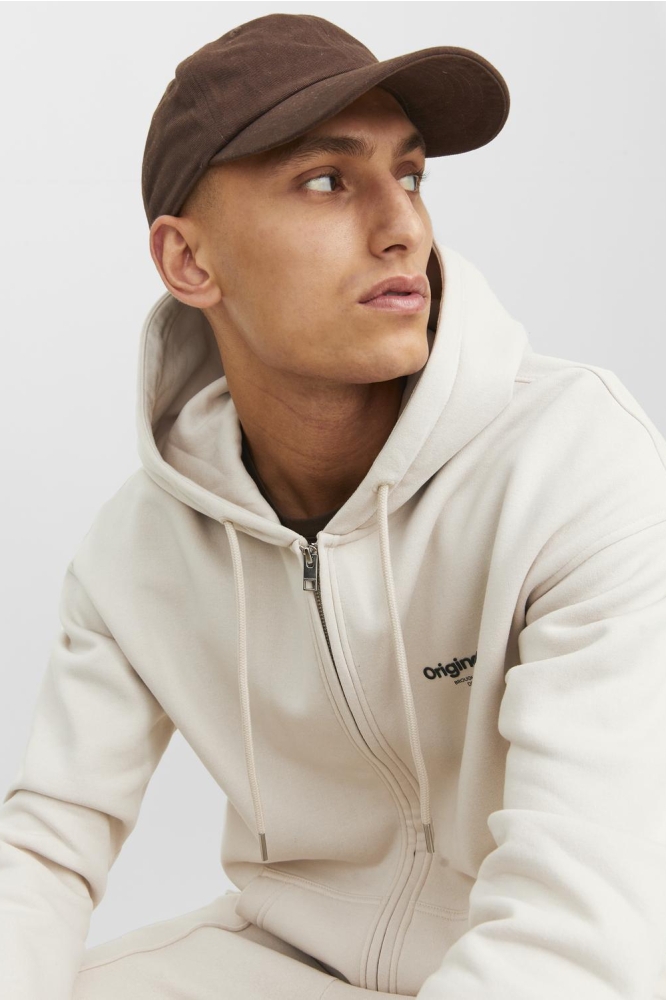 Jack & Jones beige heren vest | Close up