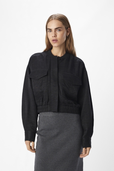 Object Jas OBJELLEN LO L/S SHIRT 135 23045303 BLACK