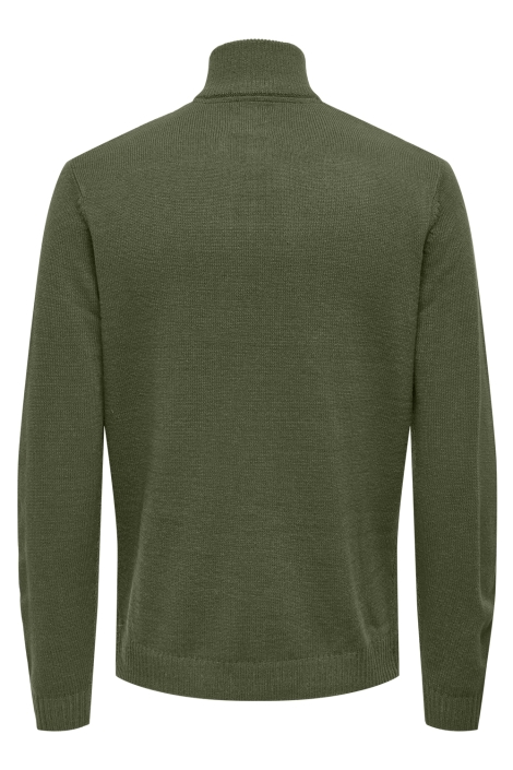 Only & Sons groene heren trui | Achteraanzicht
