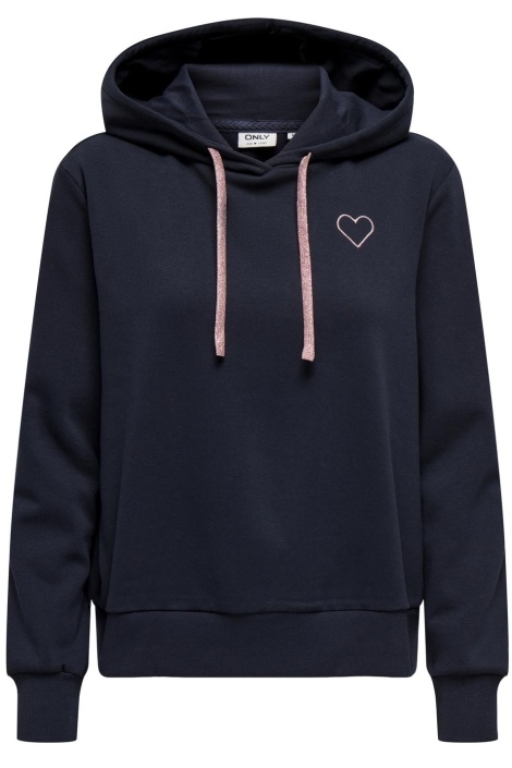 Only blauwe dames sweater | Vooraanzicht