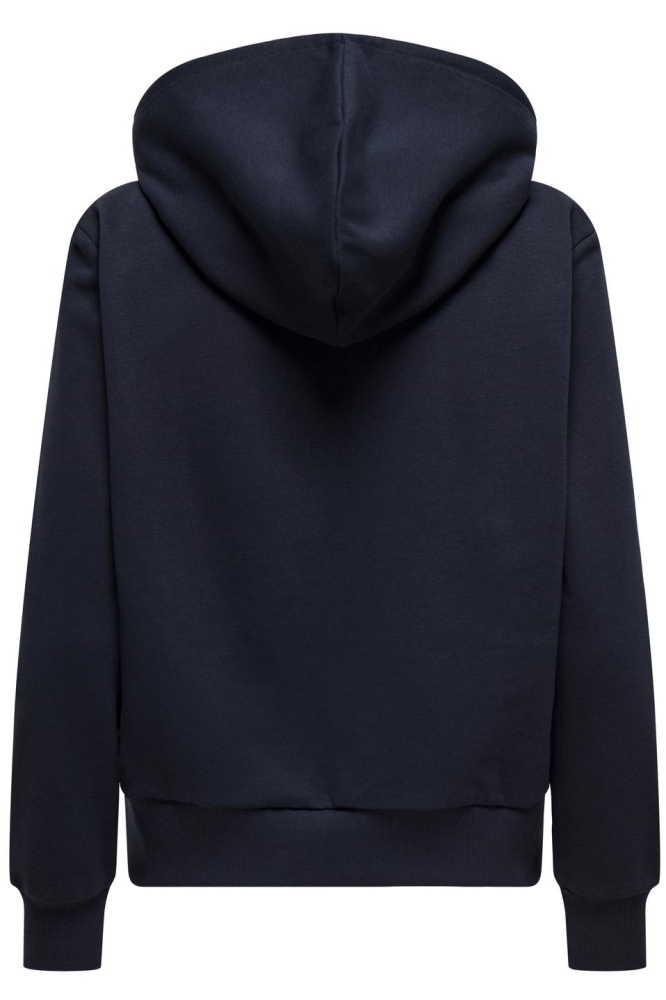 Only blauwe dames sweater | Achteraanzicht