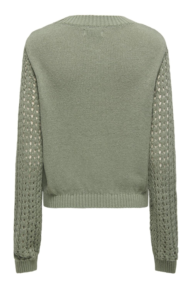 JDYELLIS L/S O-NECK PULLOVER KNT 15339175 Sea Spray
