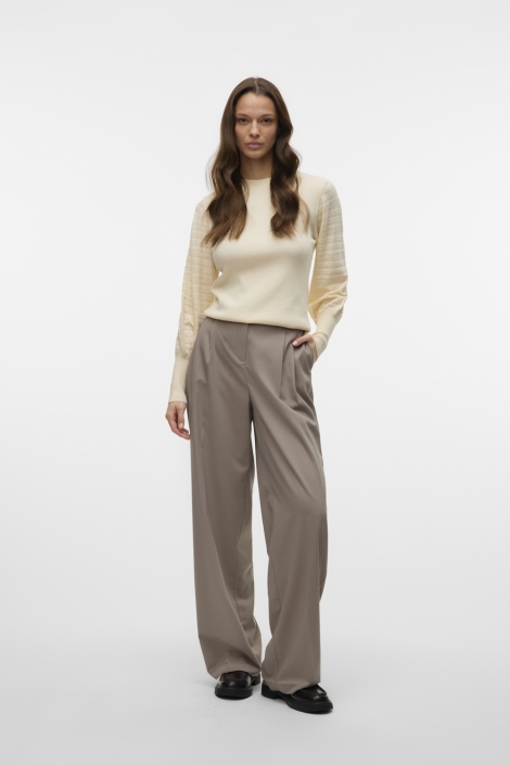 Vero Moda beige dames trui | Model