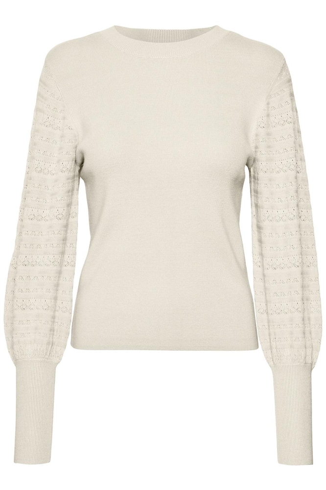 Vero Moda beige dames trui | Vooraanzicht