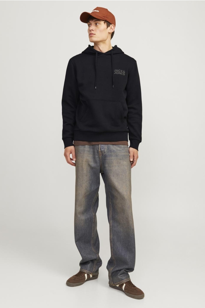 Jack & Jones zwarte heren sweater | Model