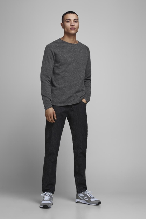 Jack & Jones grijze heren trui | Model