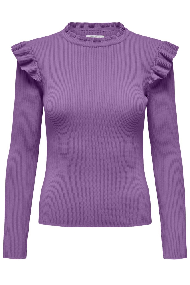 Only paarse dames trui | Vooraanzicht