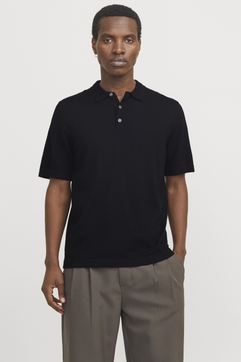 Jack & Jones jjeemil knit relaxed polo ss sn