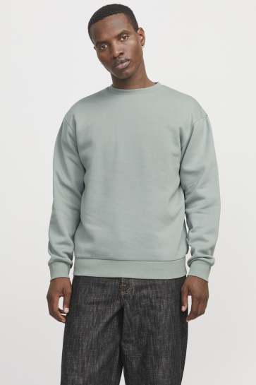 Jack & Jones Trui JJEBRADLEY SWEAT CREW NOOS 12249341 Iceberg Green
