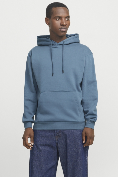 Jack & Jones blauwe heren sweater | Model vooraanzicht