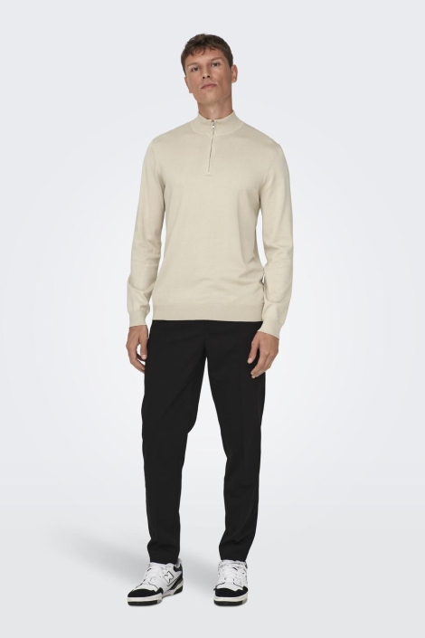 Only & Sons beige heren trui | Model