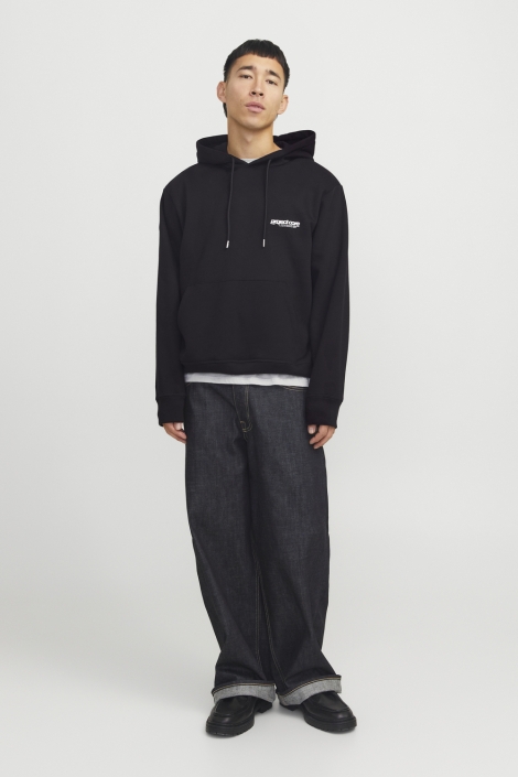 Jack & Jones zwarte heren sweater | Model