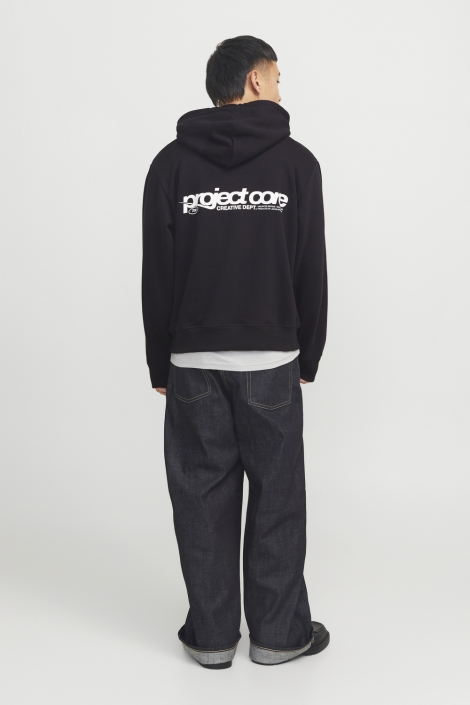 Jack & Jones zwarte heren sweater | Model