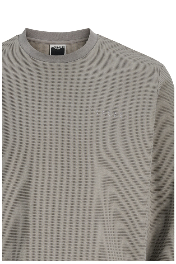 Jack & Jones grijze heren sweater | Close up