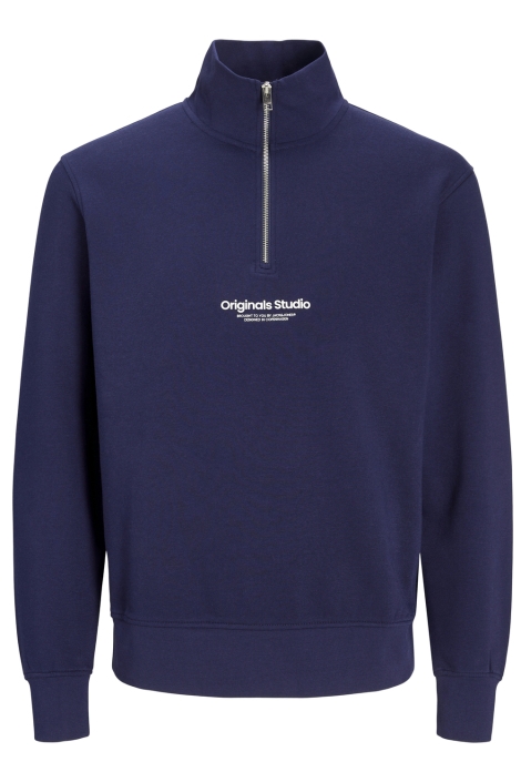 Jack & Jones blauwe heren sweater | Vooraanzicht