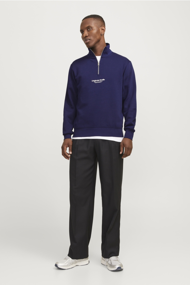 Jack & Jones blauwe heren sweater | Model