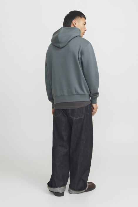 Jack & Jones blauwe heren sweater | Model achteraanzicht