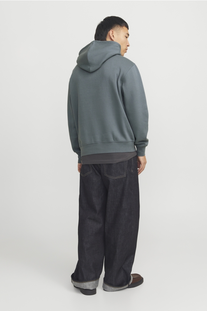 Jack & Jones blauwe heren sweater | Model achteraanzicht