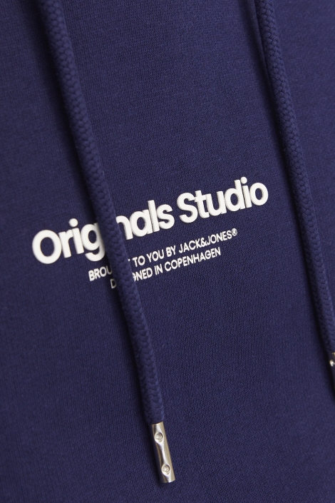 Jack & Jones blauwe heren sweater | Close up