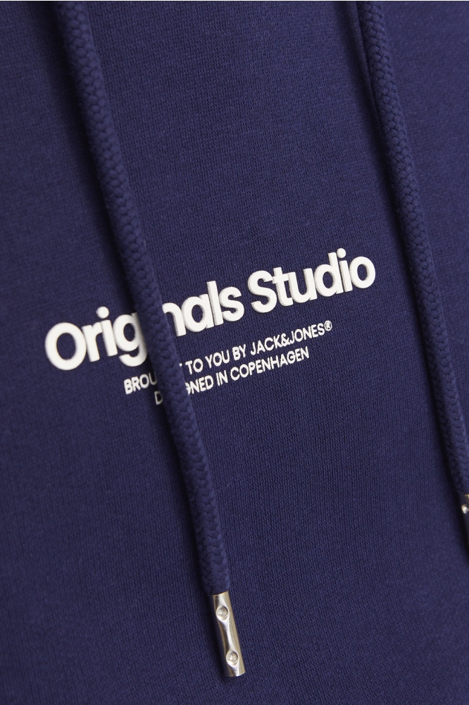 Jack & Jones blauwe heren sweater | Close up
