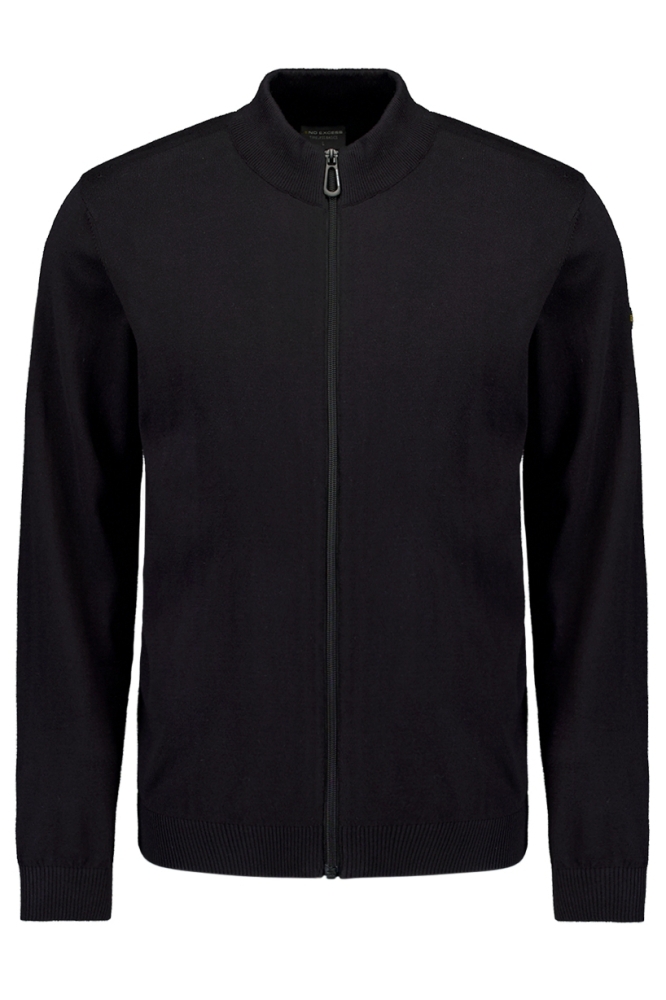 NO-EXCESS zwarte heren vest | Vooraanzicht