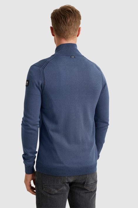 Vanguard blauwe heren vest | Model achteraanzicht